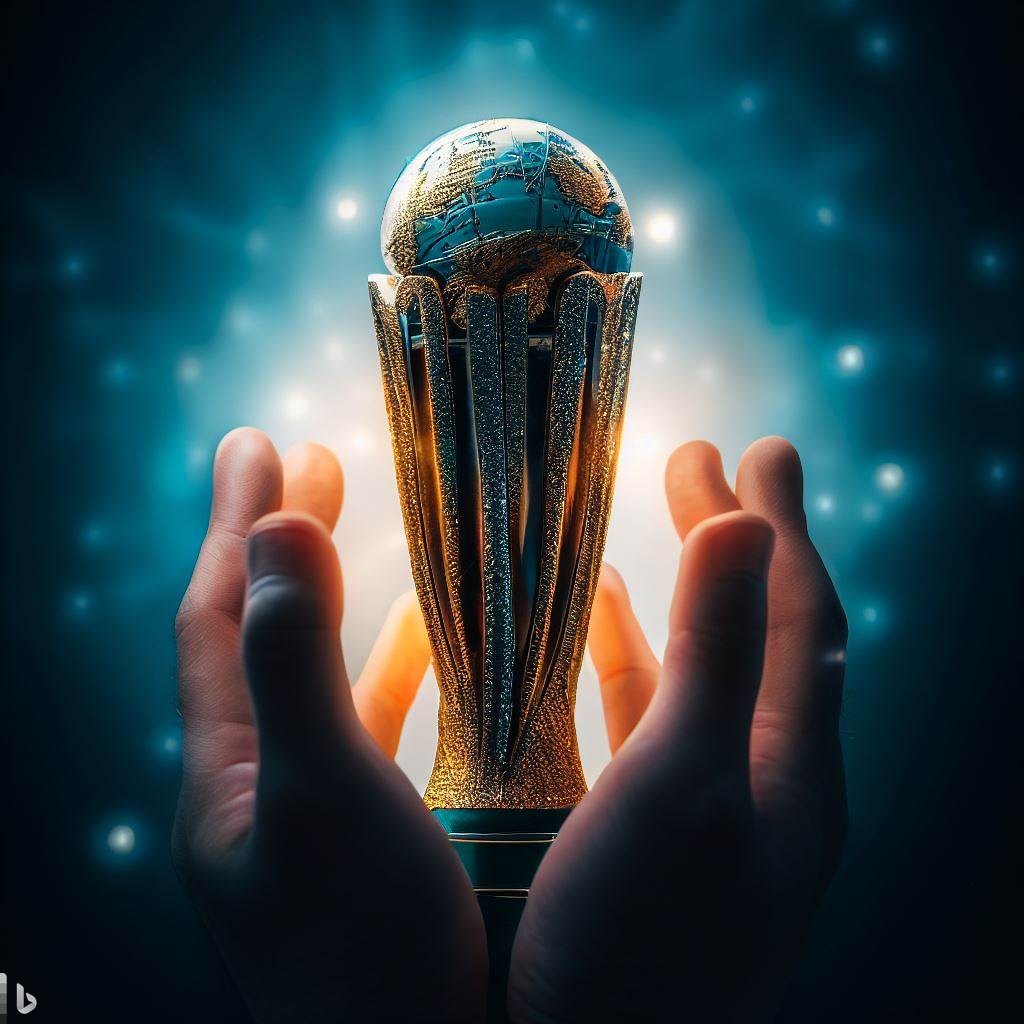 cricket world cup 2023 animated in hands